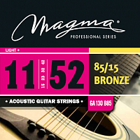 Magma Strings GA130B85 Струны для акустической гитары Серия: Bronze 85-15 Калибр: 11-15-23-32-42