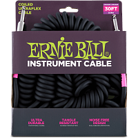 Ernie Ball 6044 кабель инструментальный 9 метров черный