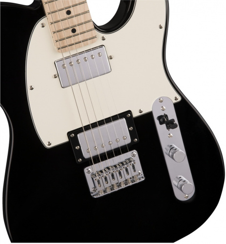 Fender Squier Contemporary Telecaster HH, Maple Fingerboard, Black Metallic Электрогитара Telecaster, звукосниматели HH, цвет черный металлик фото 2
