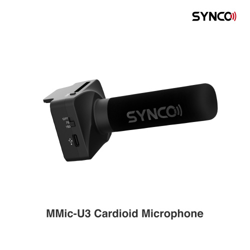 Synco MMic-U3 микрофон для смартфона, Преобразователь: Электрентый конденсаторный, Направленность микрофона: Кардиоида, Частотный диапазон: 50Гц-12КГц фото 8