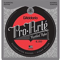 D'Addario EJ30 струны для классич. гит, серебро (Silver), Normal Tension