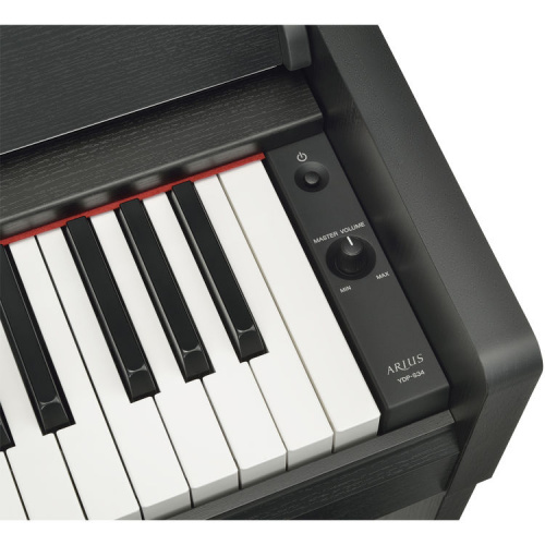 Yamaha YDP-S34B клавинова 88 кл. GHS, 10 тембров, 192 полиф., 3 педали, крышка кл., (чёрный) фото 5