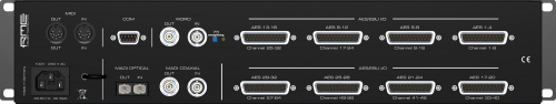 RME ADI-6432 - 128 канальный конвертер, 24 Bit / 192 kHz, MADI-AES/EBU, 110 Ом, 19", 2U, (модификация до 75 Ом - AES3id)