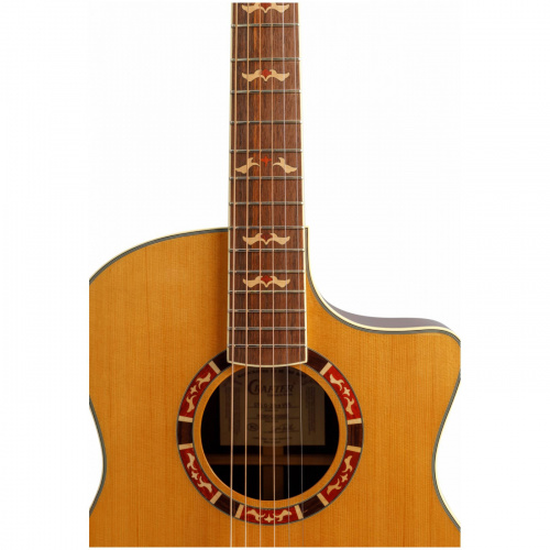 CRAFTER STG G-20ce VVS электроакустическая гитара, верхняя дека Solid ель, корпус палисандр фото 9