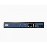 BXB GS-1002P 10-портовый гигабитный коммутатор c РОЕ+, 8 портов РОЕ+ 10 100 1000 Мбит с