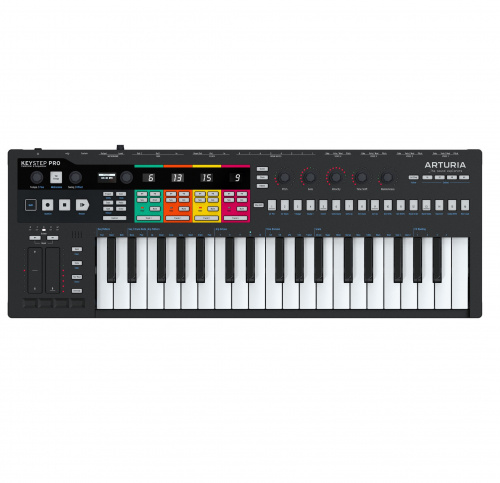 Arturia KeyStep Pro Black Edition 37-клавишный MIDI-контроллер и многоканальный полифонический секве