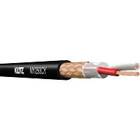 Klotz MY250CY Микрофонный кабель сверхгибкий 6 мм, 2x0,5 мм, плетенный экран, черный