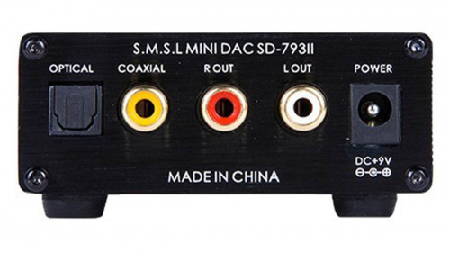 SMSL SD-793II silver Усилитель для наушников и ЦАП, до 24бит/96кГц, 20Гц-20кГц, 113дБ, выходная мощность 65 мВт при 16 Ом, 130 мВт при 32 Ом, входы: о фото 3