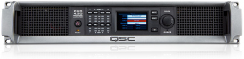 QSC CXD4.3-Q 4-канальный усилитель с DSP обработкой, 4x625Вт/8Ом, 2х1250Вт/8Ом, 1х 2500Вт/8Ом