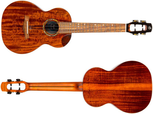 FLIGHT MUSTANG TENOR EQ-A укулеле тенор с активным звукоснимателем, ALL SOLID акация, чехол фото 12