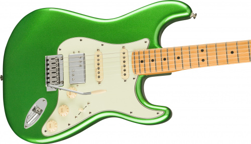 FENDER Player Plus STRAT HSS MN CMJ электрогитара, цвет - зеленый, чехол в комплекте фото 5