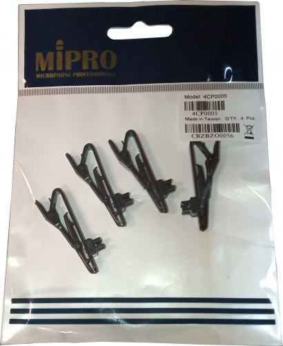 MIPRO 4CP0005 Клипса для петличного микрофона MU-55 (4 шт.)