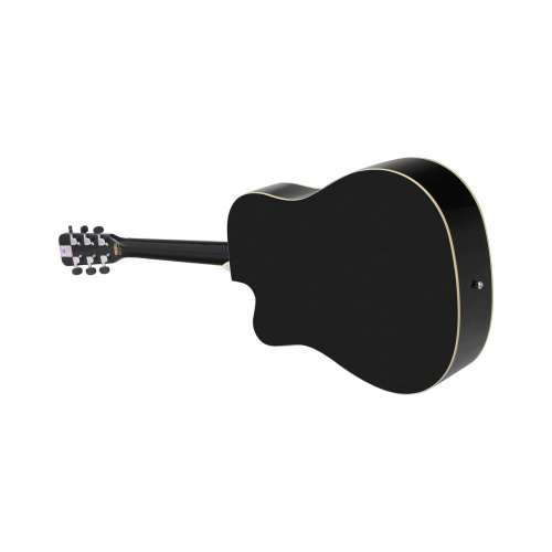 STARSUN DG220c-p Black акустическая гитара, цвет черный фото 9