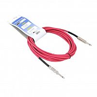 Invotone ACI1006R инструментальный кабель, mono jack 6,3 — mono jack 6,3, длина 6 м (красный)