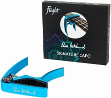 FLIGHT FC-EET каподастр для укулеле, подписная модель Elise Ecklund, цвет бирюзовый