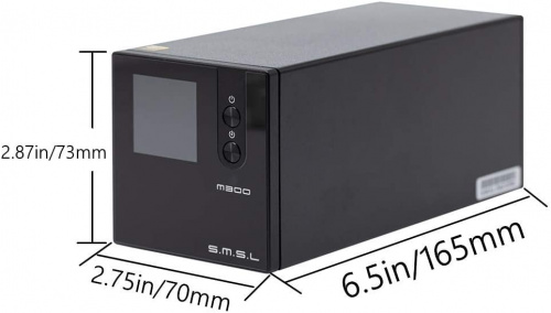 SMSL M300 Black Усилитель.Динамически диапазон: RCA 120дБ, XLR 123 дБ.КНИ+Ш: 0.00015% (-116дБ).Сигнал/шум: 116 дБ. Вход: USB,оптический,коаксиальный,B фото 7