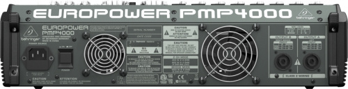Behringer PMP4000 микшер-усилитель (8 моновходов, 4 стереовхода) 2 х 600Вт 4Ом, мастер-эквалайзером, процессором эффектов и функцией подавления вокала фото 2