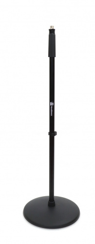 AuraSonics MS2R прямая микрофонная стойка на круглом основании, высота 0.85-1.85м, сталь фото 2