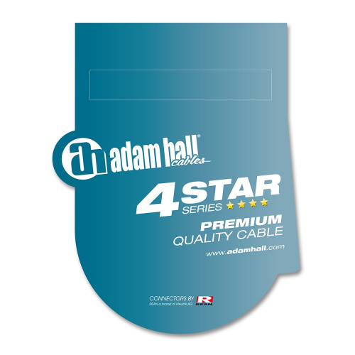ADAM HALL K4 MMF 0150 микрофонный кабель 4Star Premium XLR(F)-XLR(M), 1.5 м. фото 2