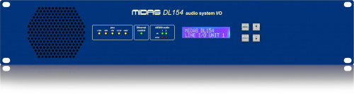 MIDAS DL154 блок 8 мик/лин входов, 16 лин выходов XLR, 48-96кГц, 2 x AES50, 2U фото 2