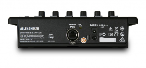 ALLEN&HEATH IP6 Дистанционный контроллер для dLive, 6 энкодеров, PoE, TCP/IP фото 3