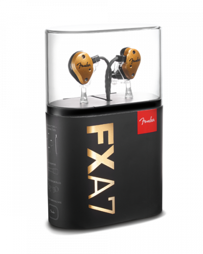 FENDER FXA7 PRO IEM- GOLD Внутриканальные наушники (вкладыши) с 9,25мм драйвером, двумя HDBA твиттерами и бас портом, цвет золотистый фото 6