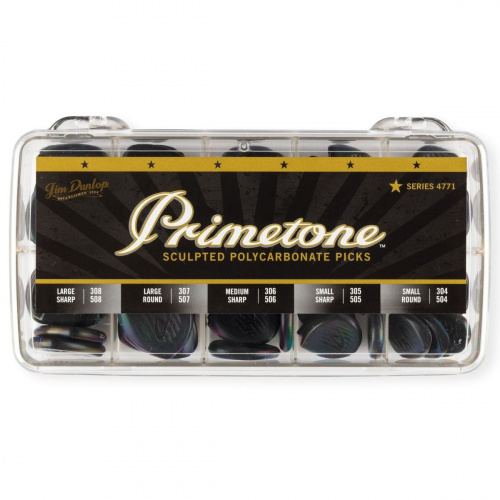 Dunlop Primetone Display 4771 короб с медиат, 304,305,306,307,308,504,505,506,507,508 по 6 шт, 60шт