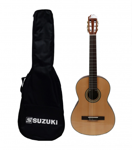 Suzuki SCG-11 4/4NL кл.гитара размер 4/4, нейлоновые струны, чехол в комплекте/анкер/натурал