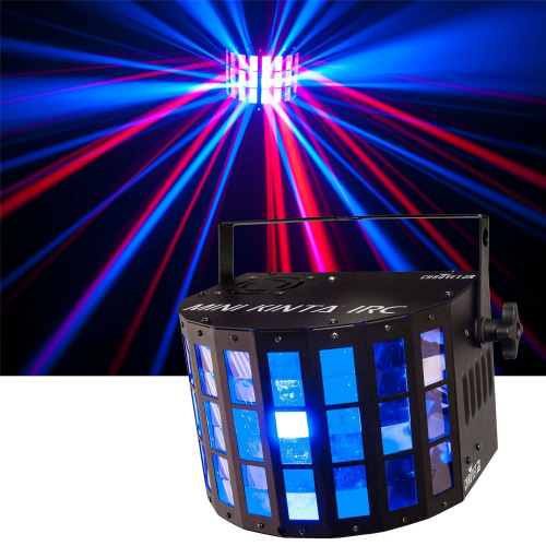 CHAUVET-DJ Mini Kinta LED IRC светодиодный многолучевой эффект. 4 ультраярких 3Вт светодиодов (1R+1G+1B+1W), угол раскрытия 114град, DMX 4 канала, ИК- фото 4