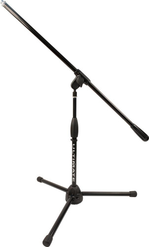Ultimate Support PRO-R-T-SHORT-F низкая стойка микрофонная "журавль" на треноге, со складнам механизмом, высота 49-72см, черная