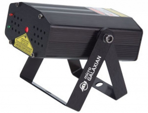 American DJ Micro Galaxian зеленый лазер мощностью 30мВт+красный лазер мощностью 80мВт свыше 200 кр фото 2