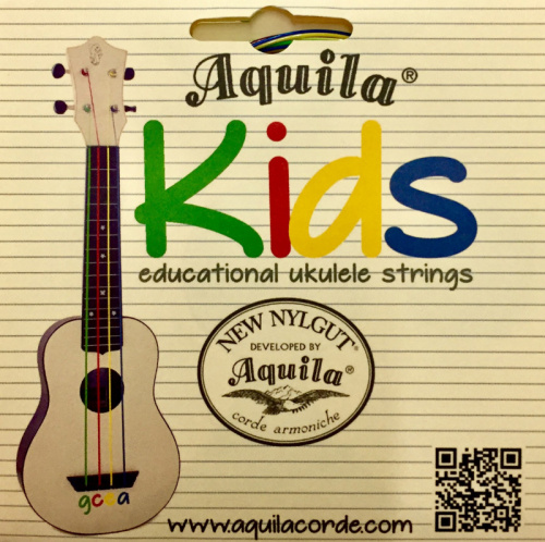 AQUILA KIDS 138U разноцветные струны для укулеле сопрано/концерт/тенор
