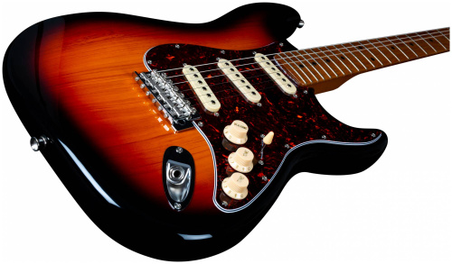 JET JS-300 SB электрогитара, Stratocaster, корпус липа, 22 лада,SSS, tremolo, цвет SB фото 4