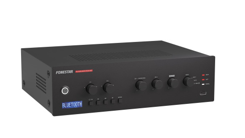 Fonestar PROX-60Z Мультизонный микшер-усилитель, 2 x 60 Вт RMS, 4Ом, 100V, Bluetooth/USB/FM, 2xMic In