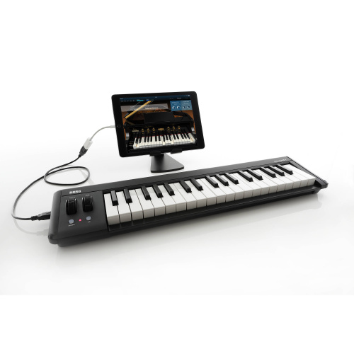 KORG MICROKEY2-37 Компактная MIDI-клавиатура с поддержкой мобильных устройств, 37 клавиш. фото 2