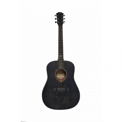 FLIGHT D-145 BK акустическая гитара, цвет черный