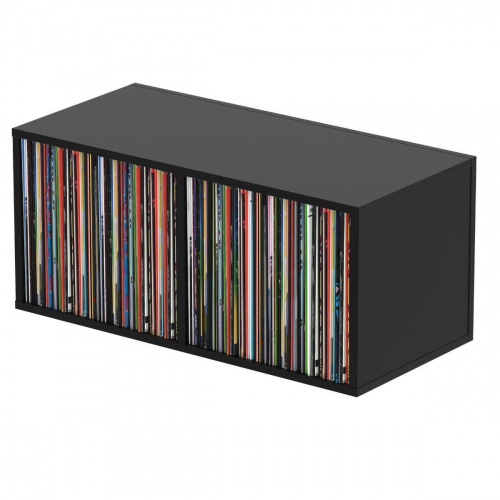 Glorious Record Box Black 230 подставка, система хранения виниловых пластинок 230 шт., цвет чёрный
