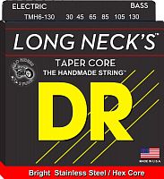 DR TMH6-130 LONG NECKS струны для 6-струнной бас-гитары нержавеющая сталь 30 130