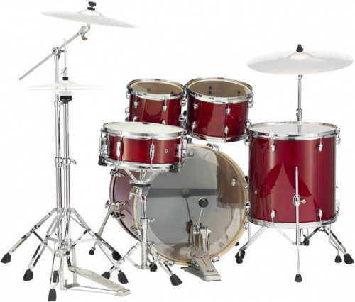 Pearl EXL725S/C246 ударная установка из 5-ти барабанов, цвет Natural Cherry, стойки в комплекте фото 3