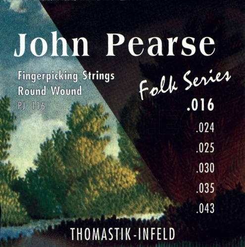 Thomastik PJ116 John Pearse струны для акустической гитары (fingerstyle) 16-43
