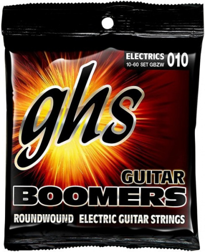 GHS GBZW (010-60) Boomers струны для электрогитары ник.сталь