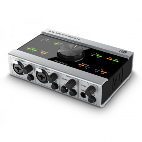 Native Instruments Komplete Audio 6 USB аудио интерфейс, 24 бит/96 кГц, конвертеры Cirrus Logic, диа