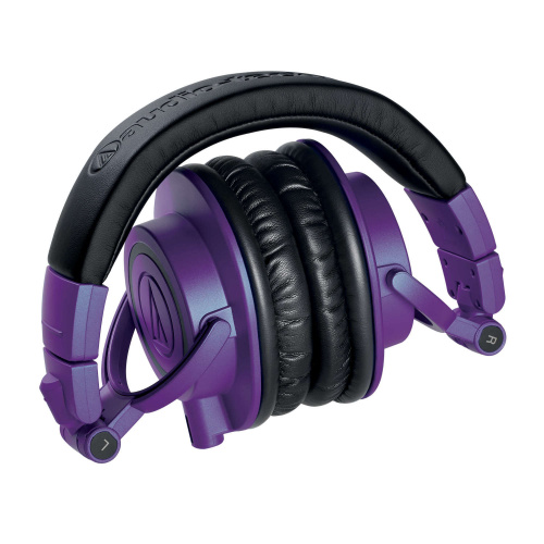 AUDIO-TECHNICA ATH-M50XPB студийные мониторные наушники цвет "фиолетовый + черный" фото 2
