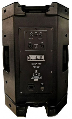 NordFolk ICE 15A mk II активная акустическая система, 1000 Вт, 15", 129 dB, 45-20 kHz фото 3