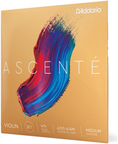 D'Addario A310 4/4M серия Ascente, набор струн для скрипки 4/4, среднее натяжение