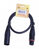 Superlux CFM0.5FM баласный сигнальный кабель, 0,5 м, XLR3F - XLR3M, сечение проводников 0,13 мм