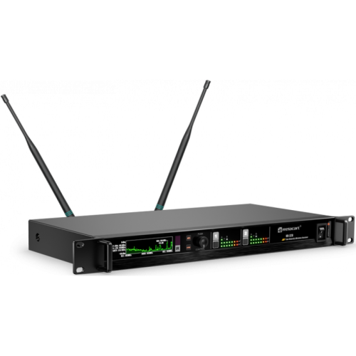 Relacart HR-32DMH DANTE 2-х канальный приемник HR-32D + два ручных микрофона-передатчика H-32 фото 2