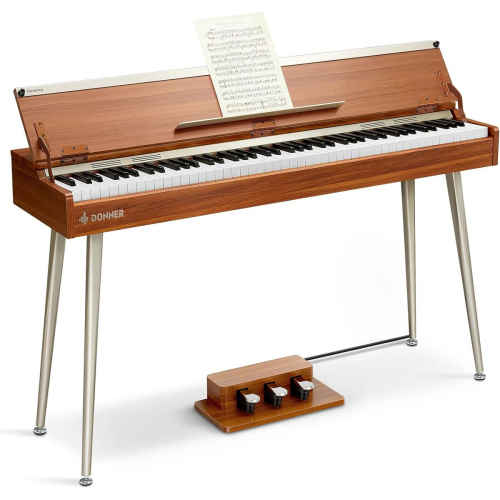 Donner DDP-80 Plus цифровое пианино, 88 клавиш, 128 полифония, 1 тембр