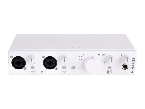 Arturia MiniFuse 2 White USB аудио интерфейс фото 2