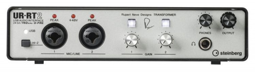 Steinberg UR-RT2 USB аудиоинтерфейс; 24-bit/192kHz, 1 Mic/Hi-Z; 1 Mic/Line/Hi-Z; 2 TRS Line In; 2 TR фото 3